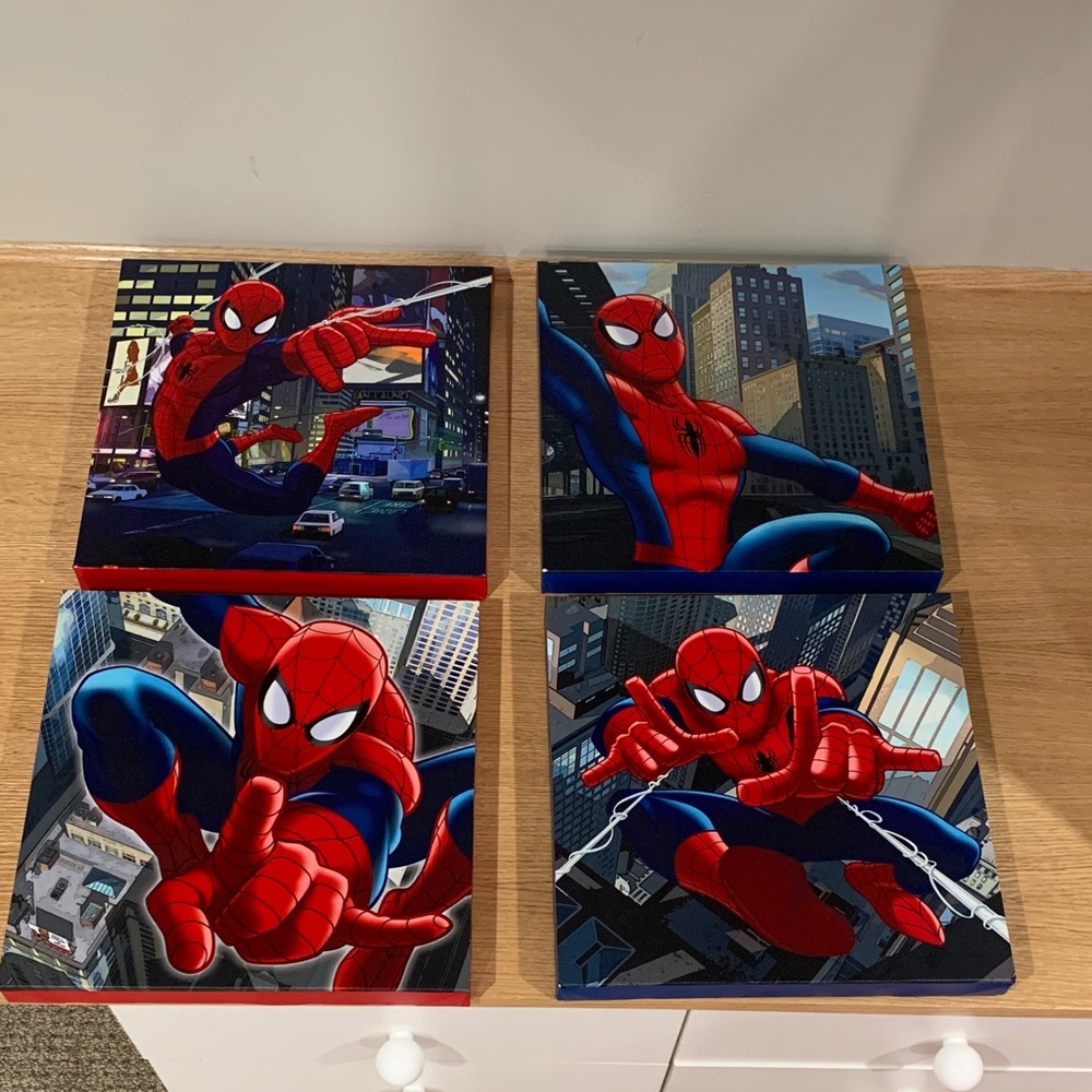 Spider-Man Canvas Wall Art Set